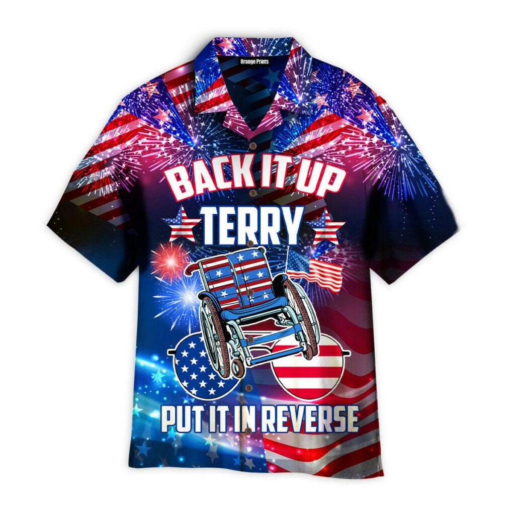 4th Of July Back It Terry Put It In Reverse Hawaiian Shirt | For Men & Women | WT2150