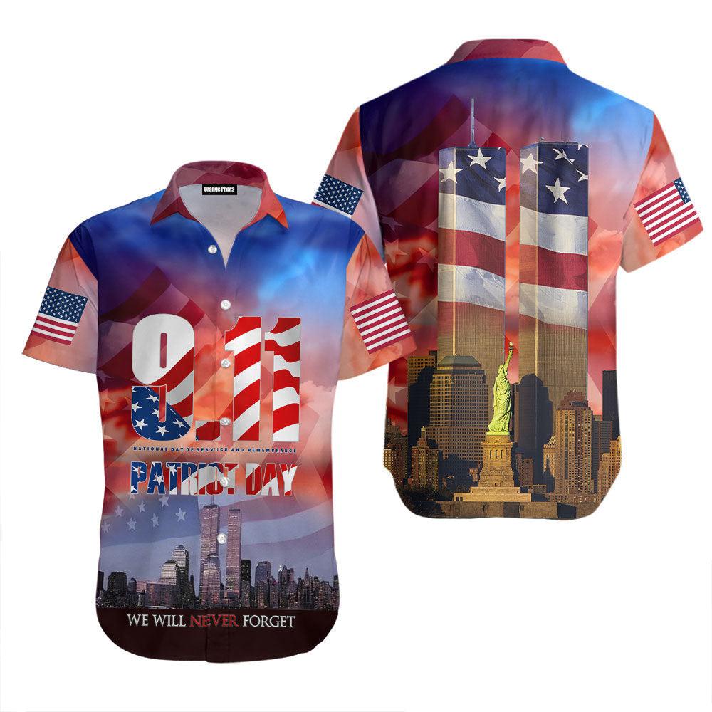 9/11 We Will Never Forget Patriot Day Hawaiian Shirt | For Men & Women | WT6927