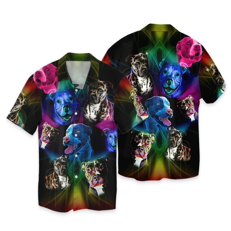 Abstract Pitbull Hawaiian Shirt | For Men & Women | HL2856