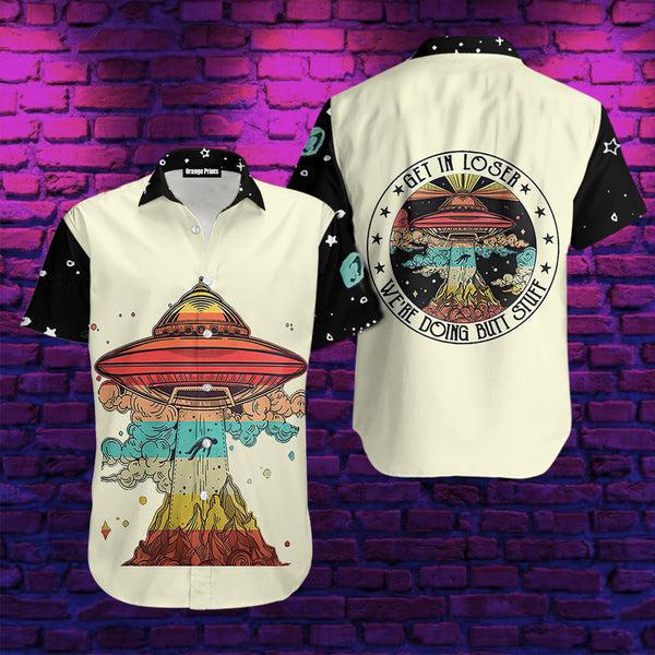 Ailen UFO Camping Hawaiian Shirt | For Men & Women | WT5296