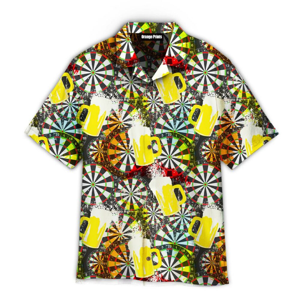All I Want To Do Is Darts And Beer Hawaiian Shirt | For Men & Women | WT6763