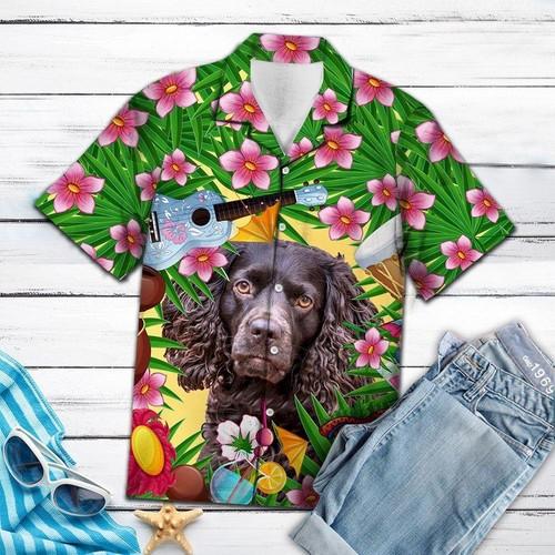 Aloha Shirt Boykin Spaniel Summer Party Hawaiian Shirt | For Men & Women | HW6357