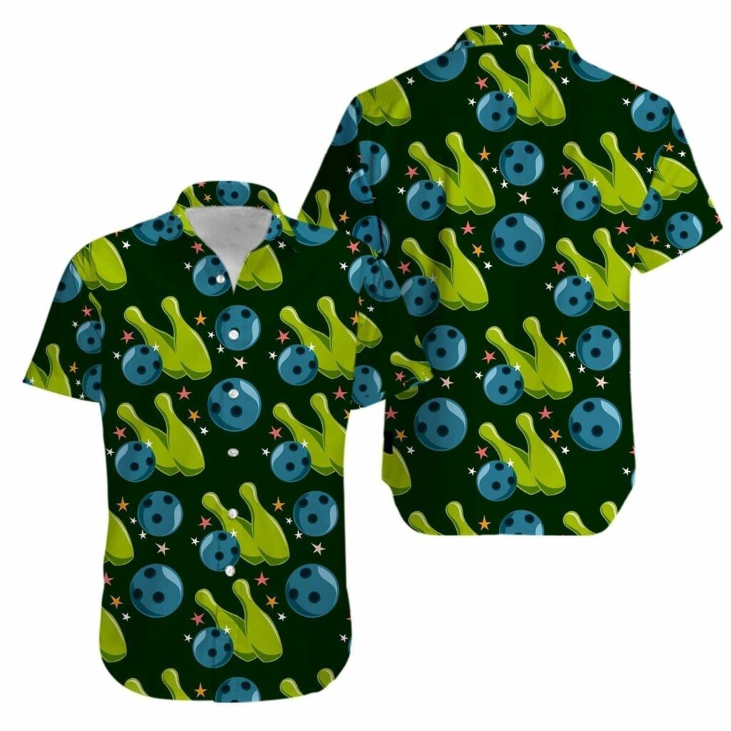 Amazing Bowling Strike Green Hawaiian Shirt | For Men & Women | HL2246