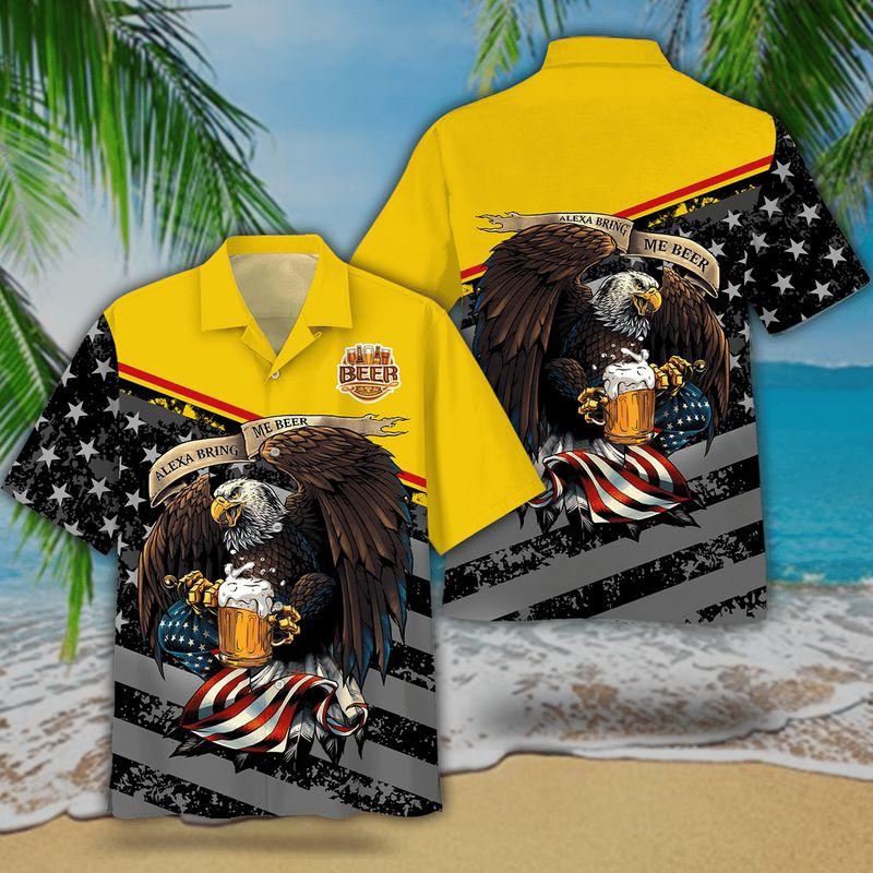 American Eagle Alexa Bring Me Beer Hawaiian Shirt | For Men & Women | HW7594