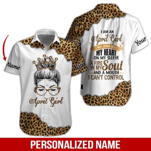 April Girl Custom Hawaiian Shirt | For Men & Women | HN1781