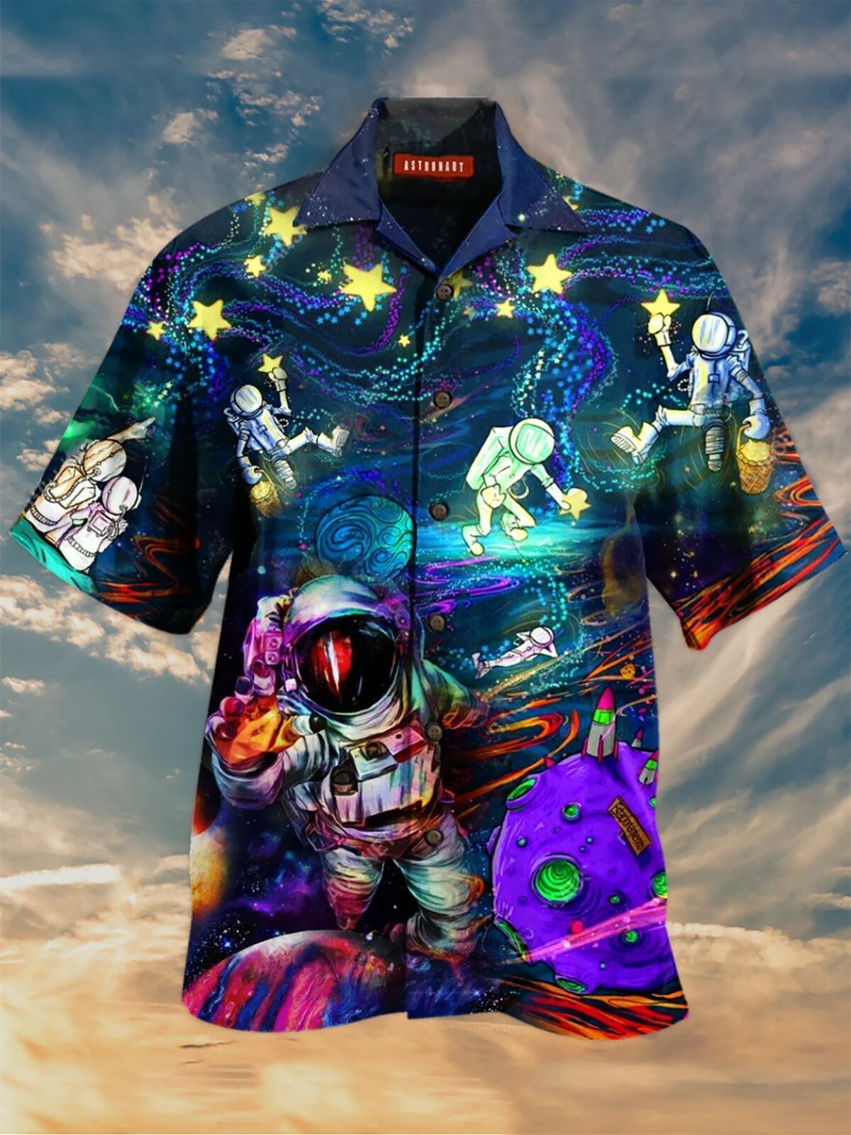 Astronaut Hawaiian Shirt | For Men & Women | HW2851