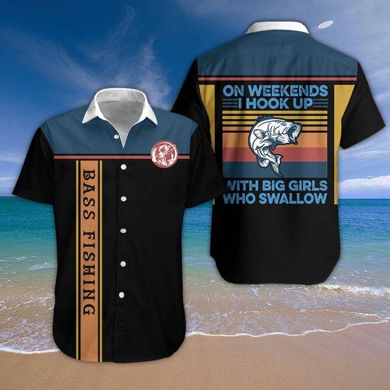 Bass Fishing Hawaiian Shirt | For Men & Women | HW2346