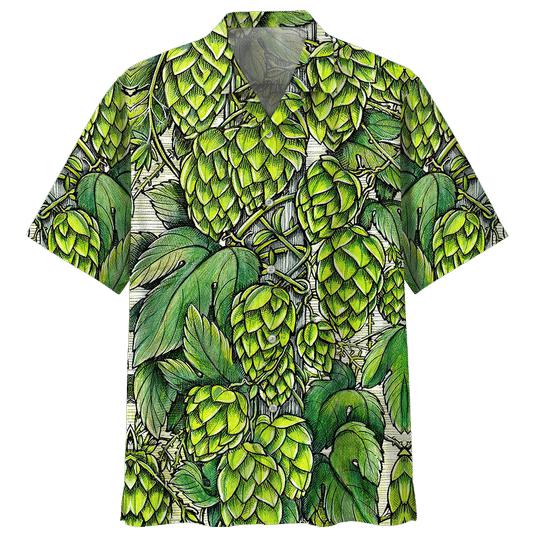 Beer Green Garden Galaxy Hawaiian Shirt | For Men & Women | HW4268