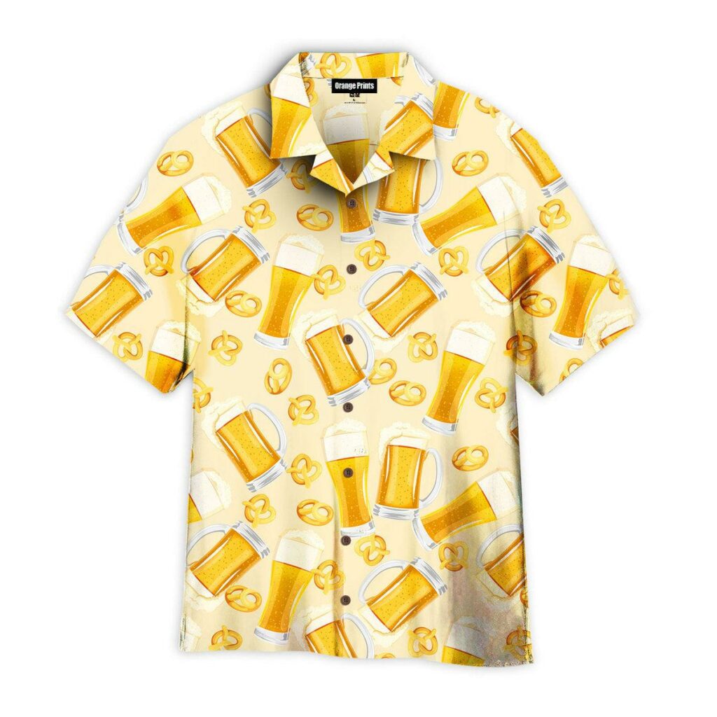 Beer Oktoberfest Saint Patrick Pattern Hawaiian Shirt | For Men & Women | WT7090