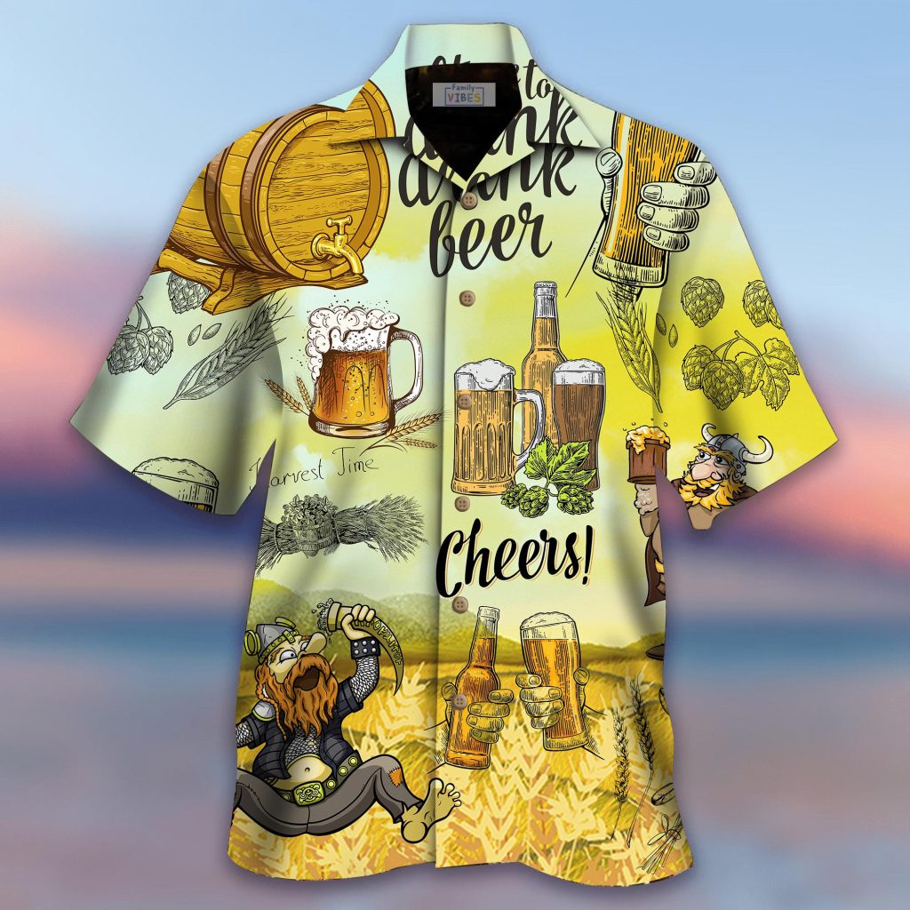 Born To Drink Beer Hawaiian Shirt | For Men & Women | HW3935