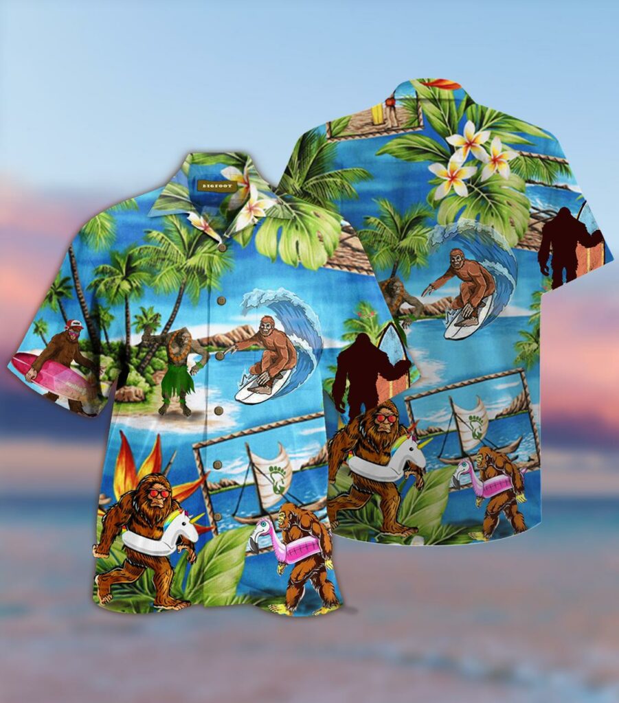 Camping Amazing Bigfoot Hawaiian Shirt | For Men & Women | HW1696