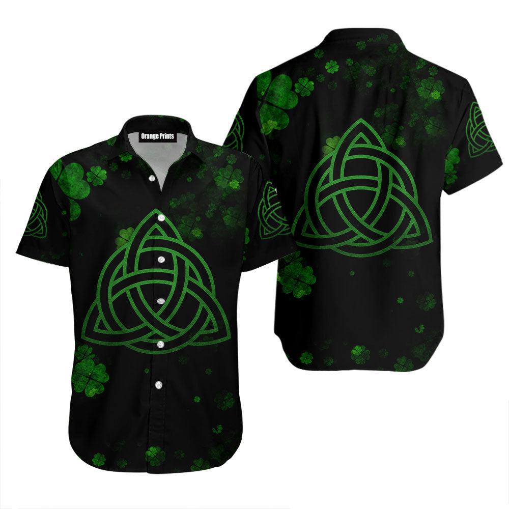 Celtic Shamrock Irish St.Patrick Day Hawaiian Shirt | For Men & Women | WT7009