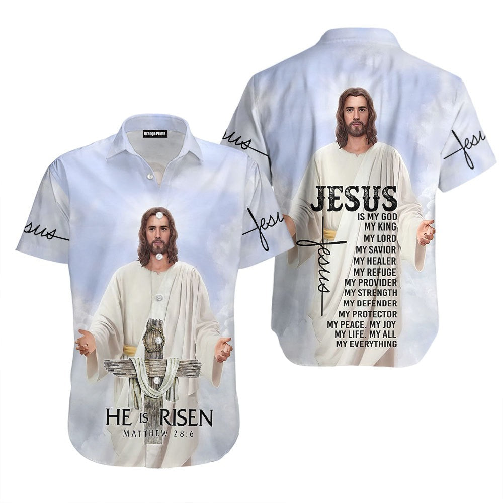Christian Jesus Easter Hawaiian Shirt | For Men & Women | WT6866