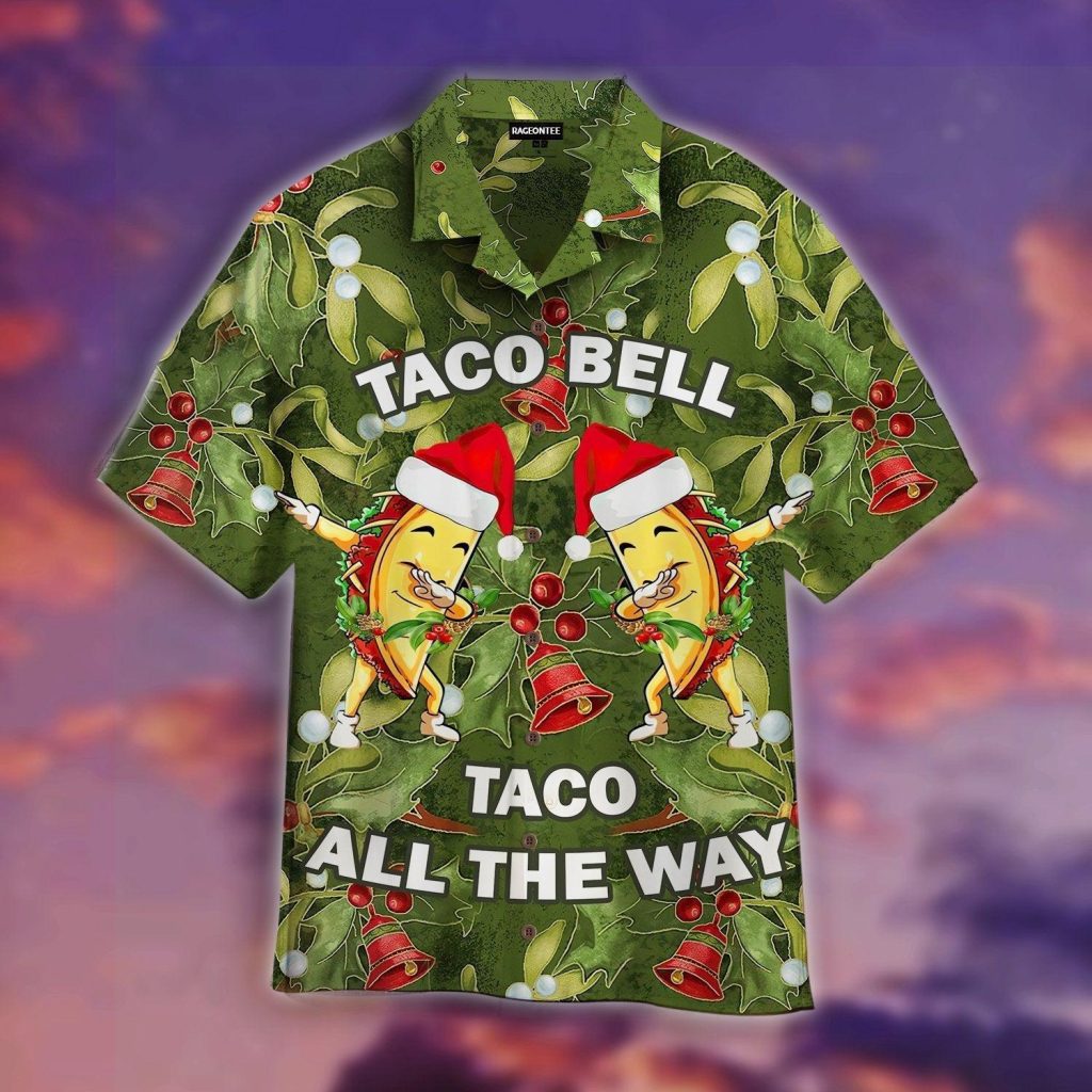 Dabbing Taco Bell Christmas Hawaiian Shirt | For Men & Women | WT1248