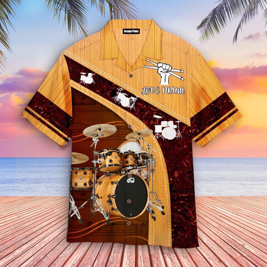 Drum Hawaiian Shirt | For Men & Women | HL3293