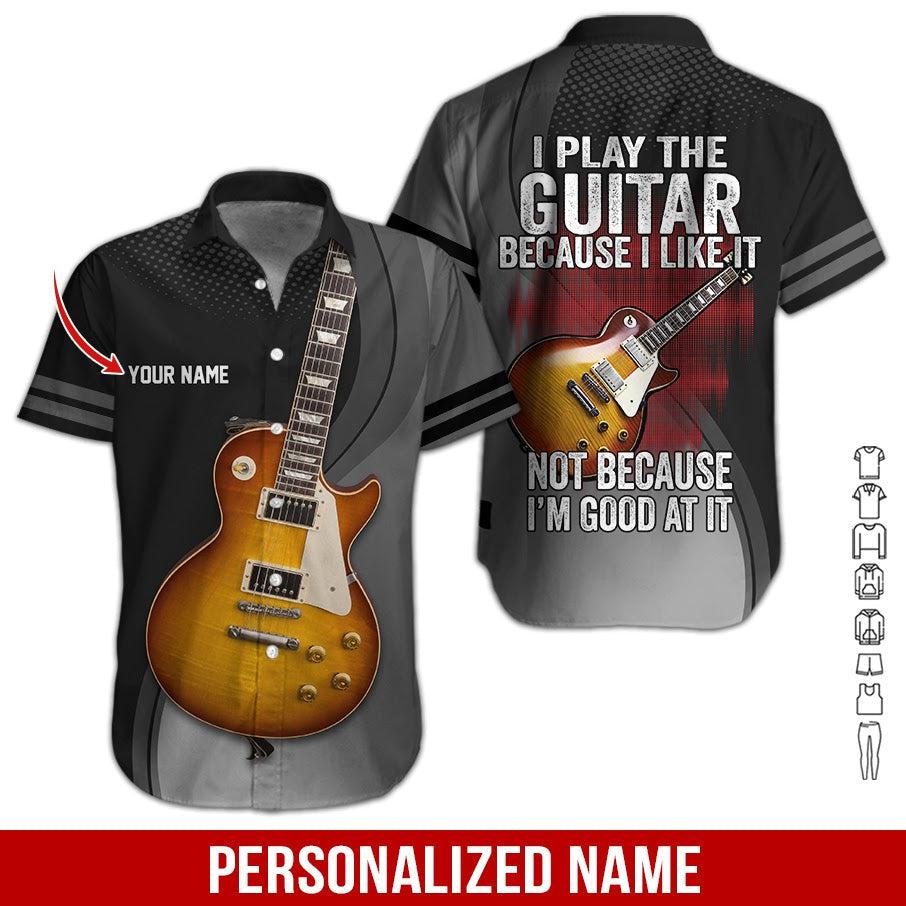 Electric Guitar Custom Hawaiian Shirt | For Men & Women | HN3228