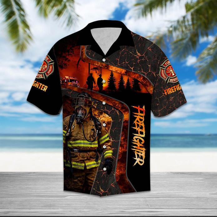 Firefighter Life Hawaiian Shirt | For Men & Women | HW5887
