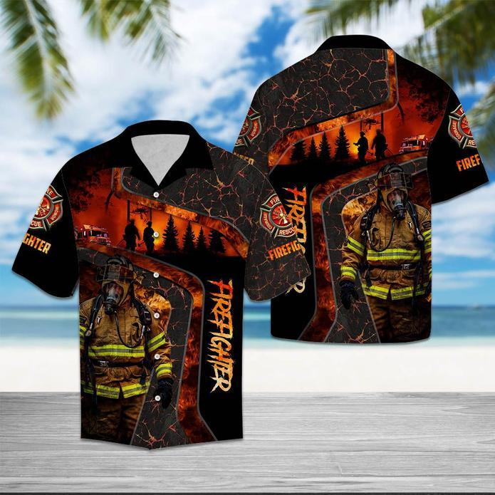 Firefighter Life Hawaiian Shirt | For Men & Women | HW5887