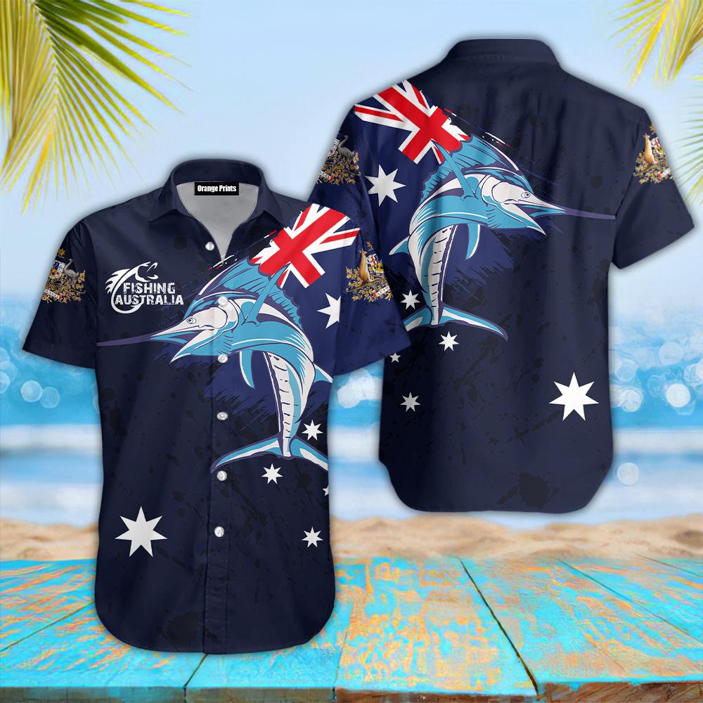 Fishing Australia Hawaiian Shirt | For Men & Women | WT6051