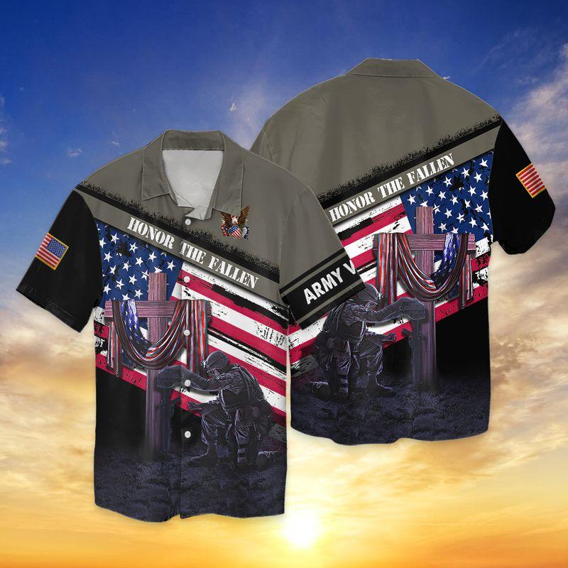 Honor The Fallen US Veteran Hawaiian Shirt | For Men & Women | HW9709
