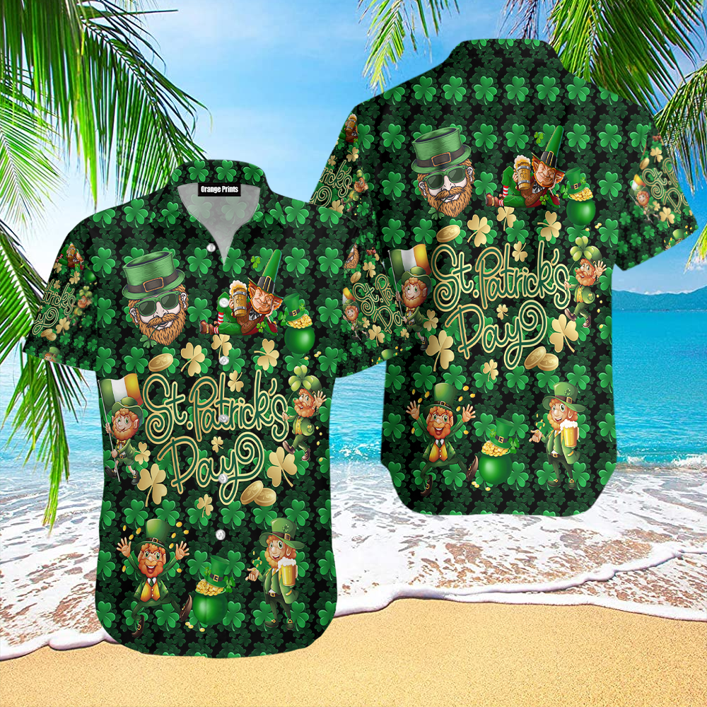 Irish ST. Saint Patrick’s Day Hawaiian Shirt | For Men & Women | HL1473