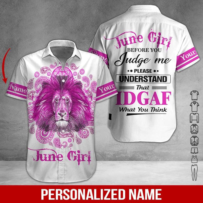 June Girl Custom Hawaiian Shirt | For Men & Women | HN2833