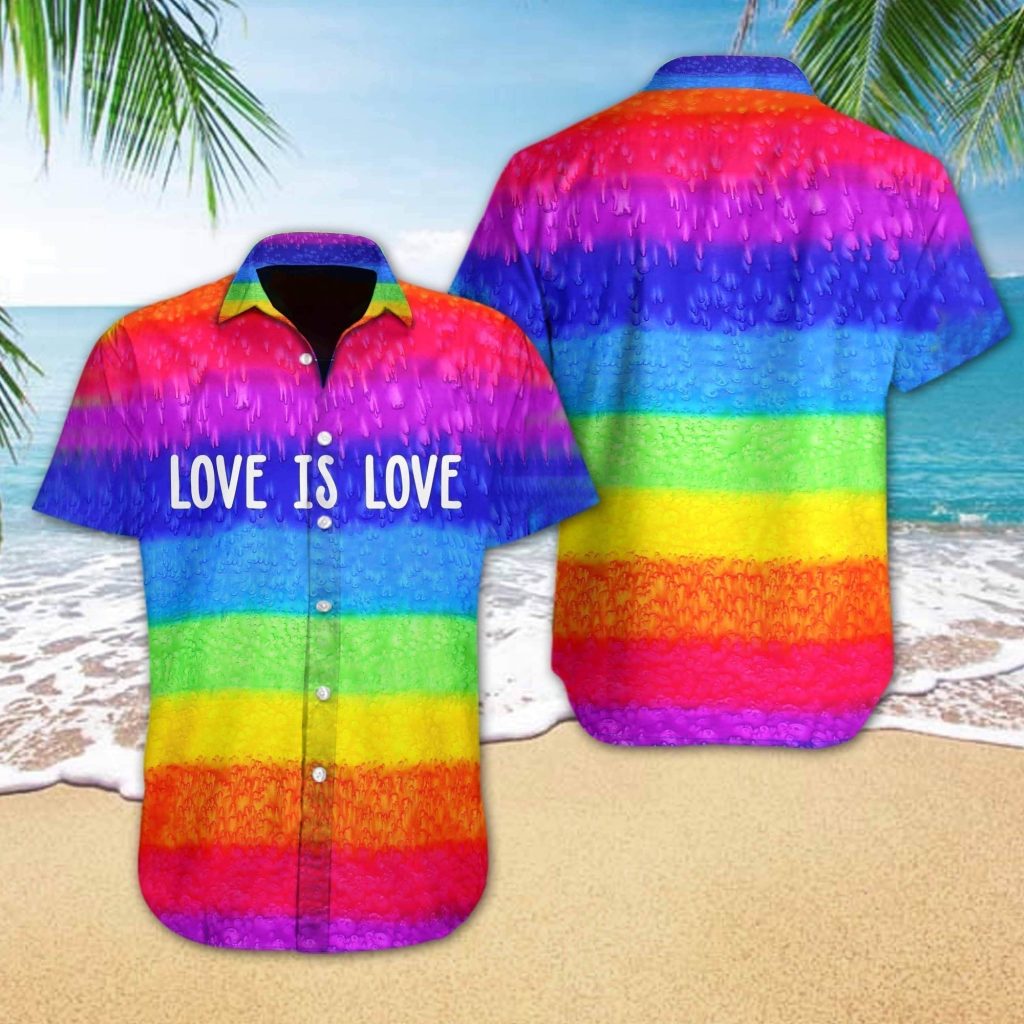 LGBT Love Is Love Hawaiian Shirt | For Men & Women | HL2388