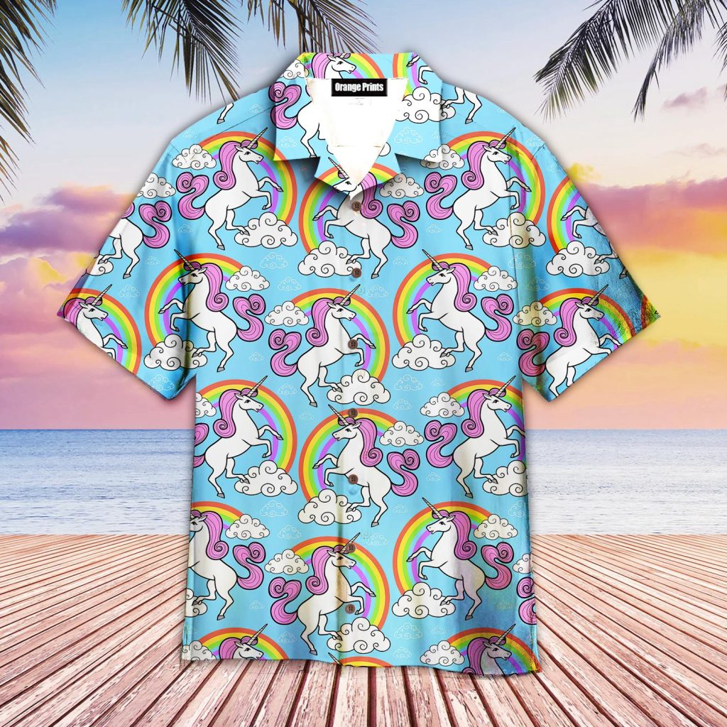 Life Is Better With Unicorn Rainbow Hawaiian Shirt | For Men & Women | WT6404