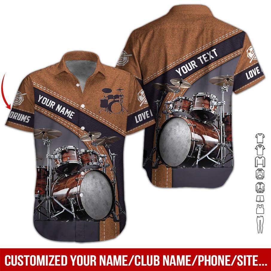 Love Drum Custom Hawaiian Shirt | For Men & Women | HN3224