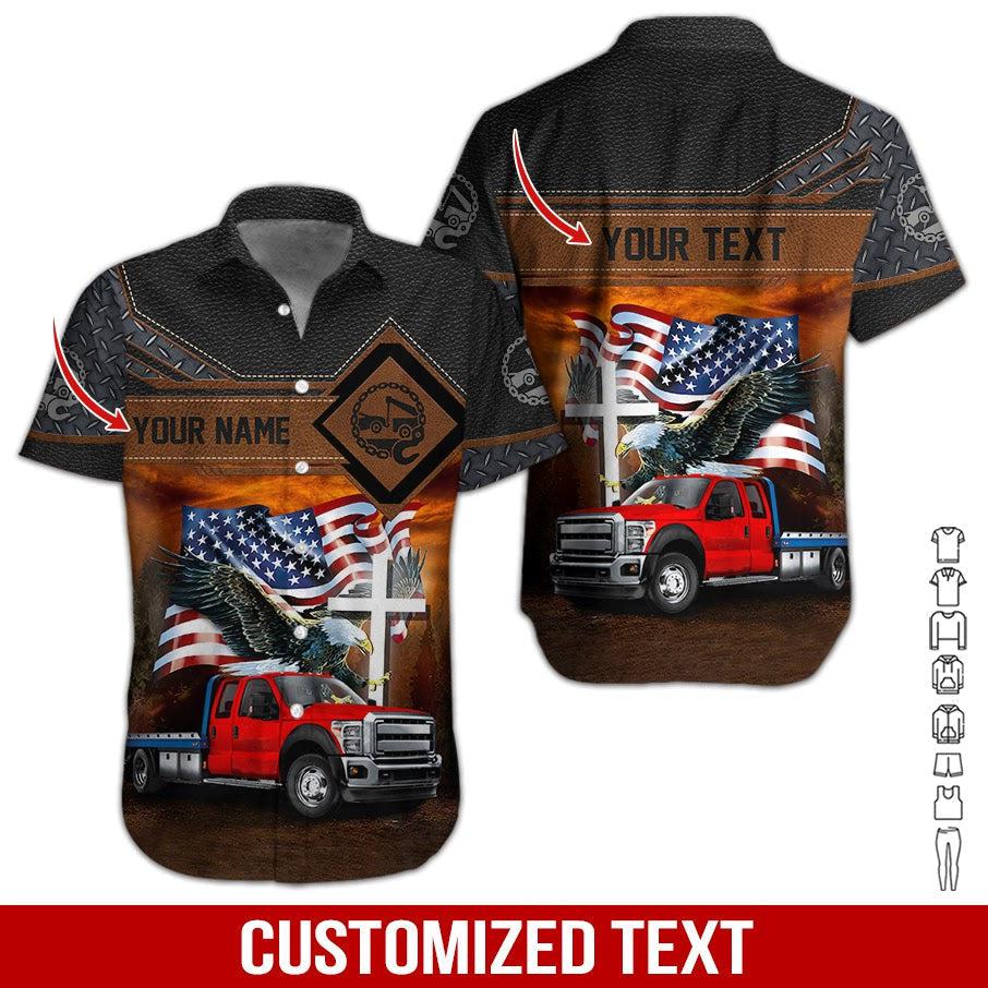 Love Tow Truck Custom Hawaiian Shirt | For Men & Women | HN3263