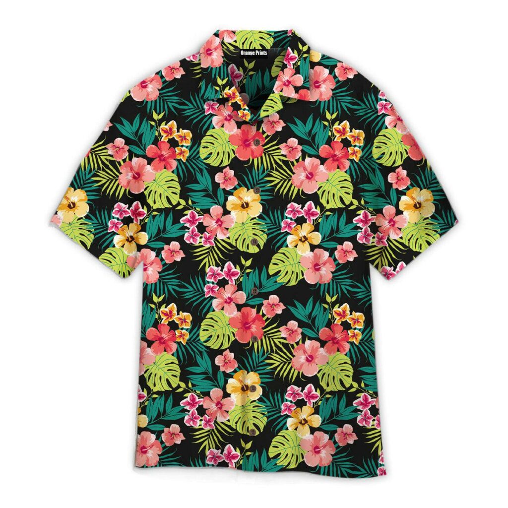 Lover Summer Tropical Pattern Hawaiian Shirt | For Men &amp; Women | WT6894