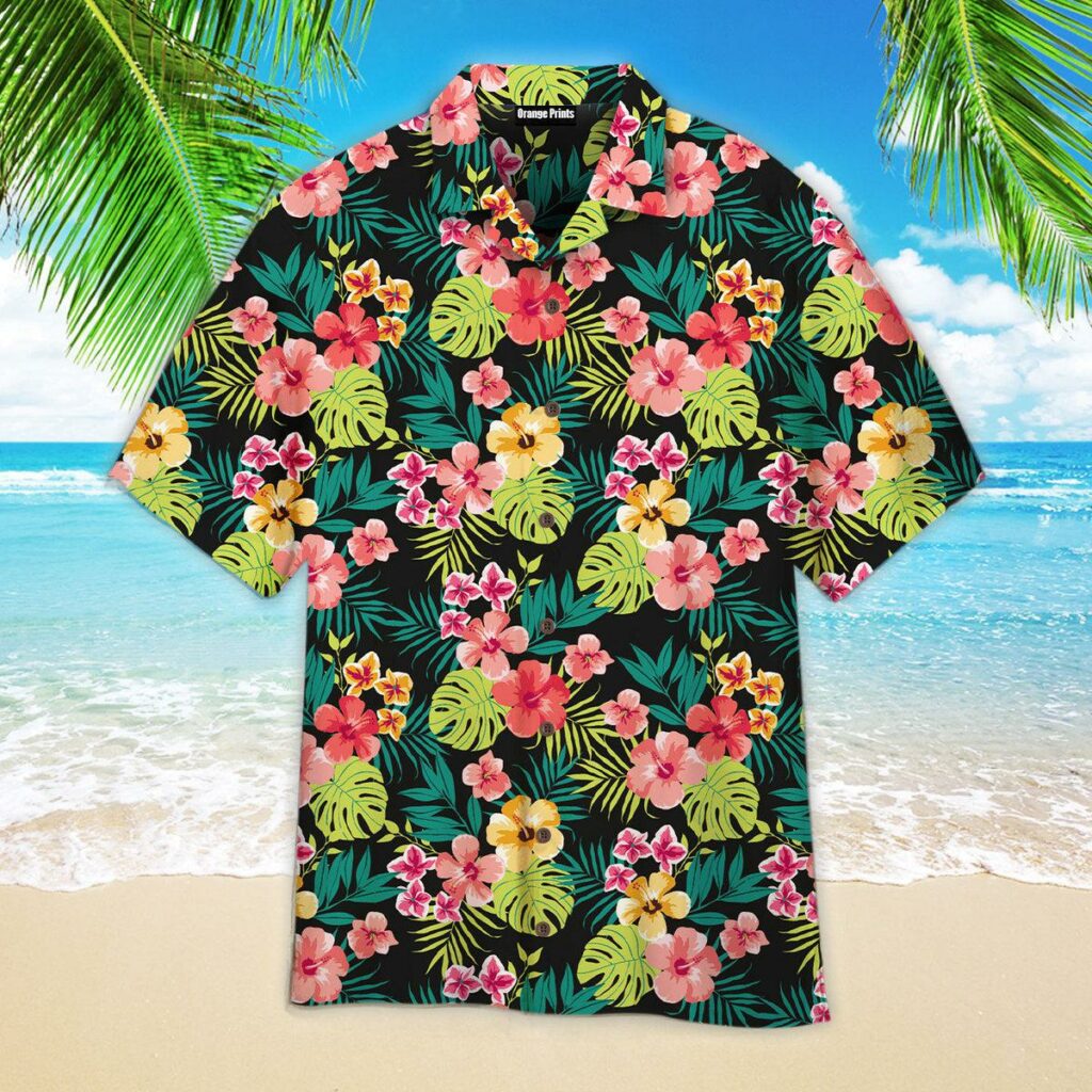 Lover Summer Tropical Pattern Hawaiian Shirt | For Men & Women | WT6894
