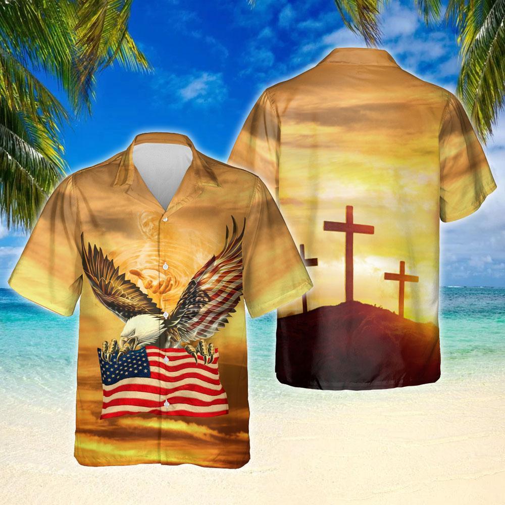 One Nation Under God Hawaiian Shirt | For Men & Women | HW8045