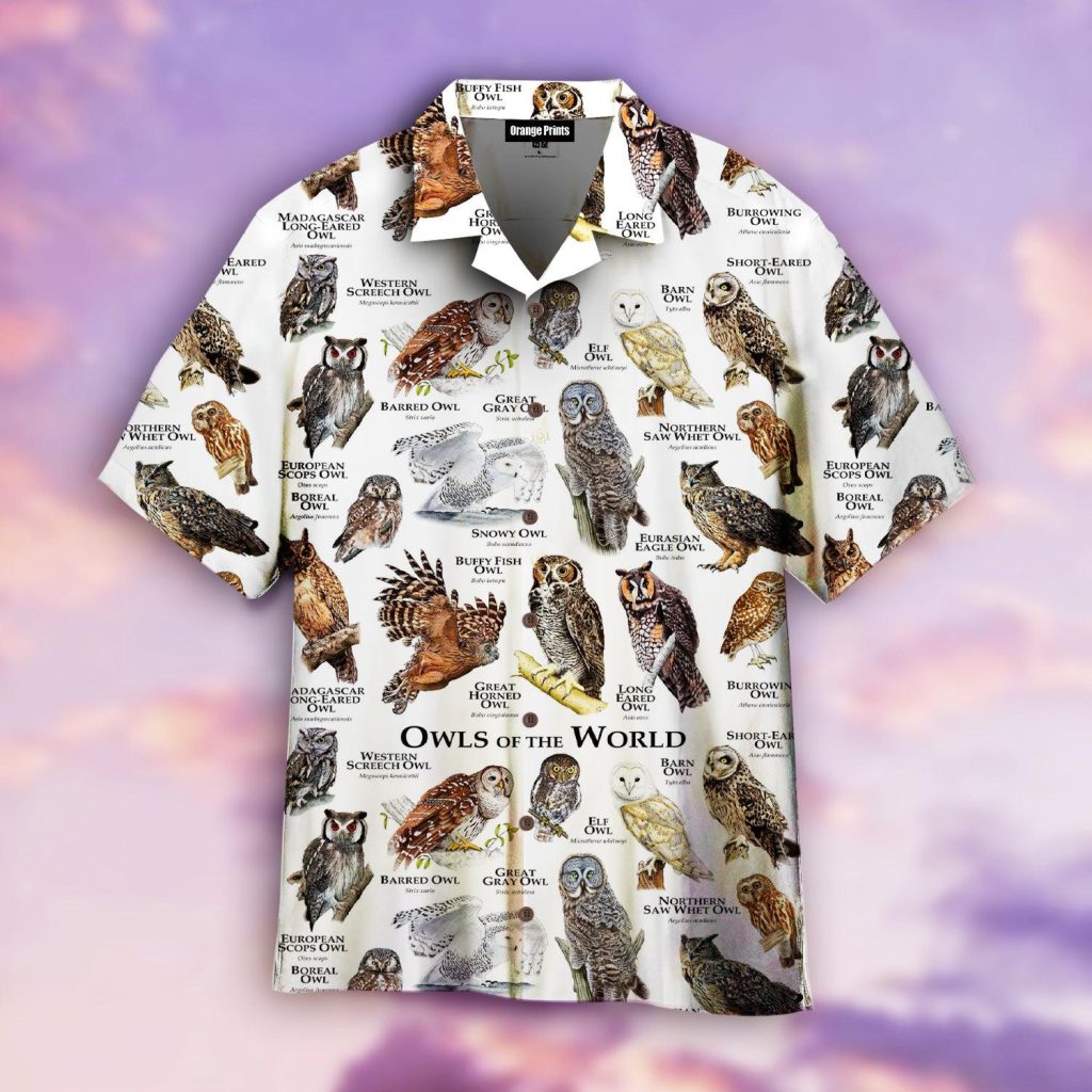 Owls of The World Hawaiian Shirt | For Men & Women | WT5087