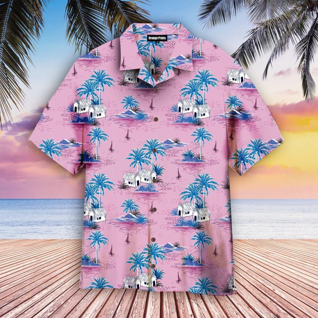 Palm Tree Beach Summer Hawaiian Shirt | For Men & Women | WT6370