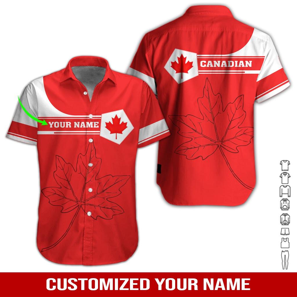 Proud To Be Canadian Custom Hawaiian Shirt | For Men & Women | HN3006