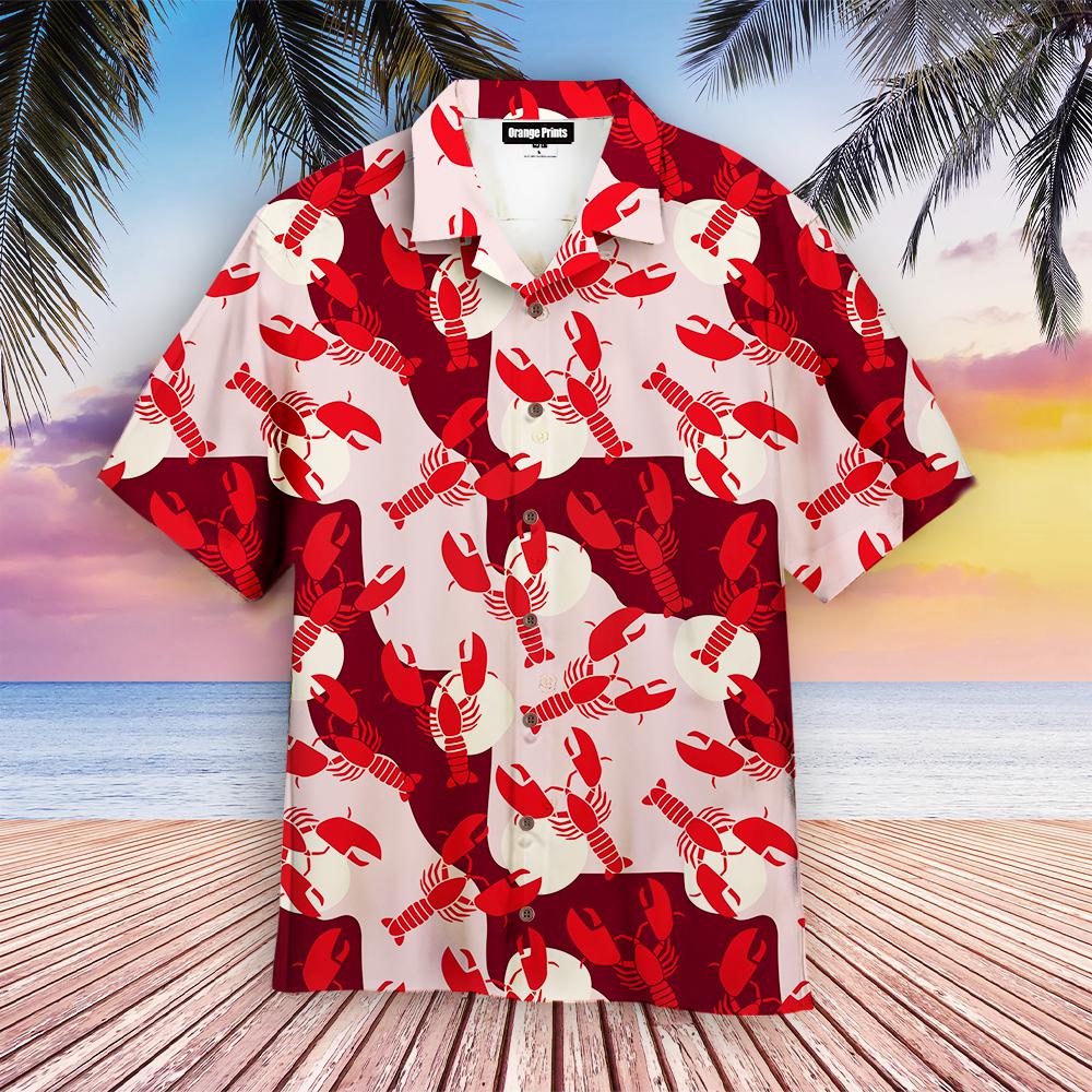 Retro Lobster Hawaiian Shirt | For Men & Women | WT6564