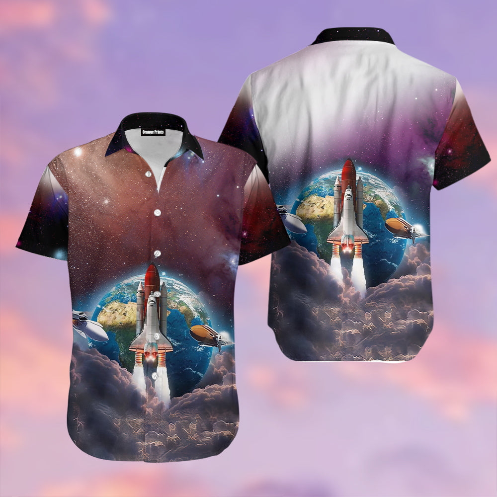 Space Shuttle Hawaiian Shirt | For Men & Women | HW7361