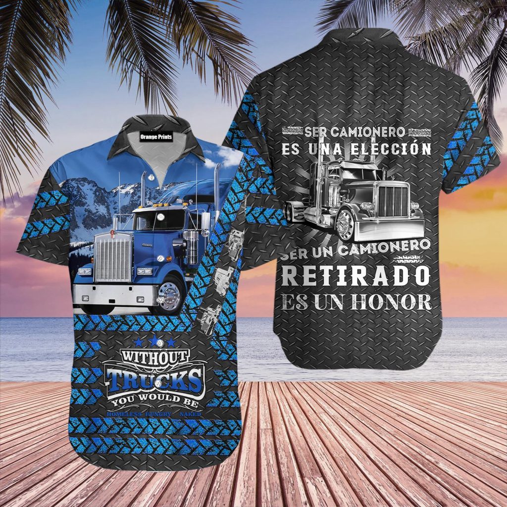 Trucker Hawaiian Shirt | For Men & Women | WT6596
