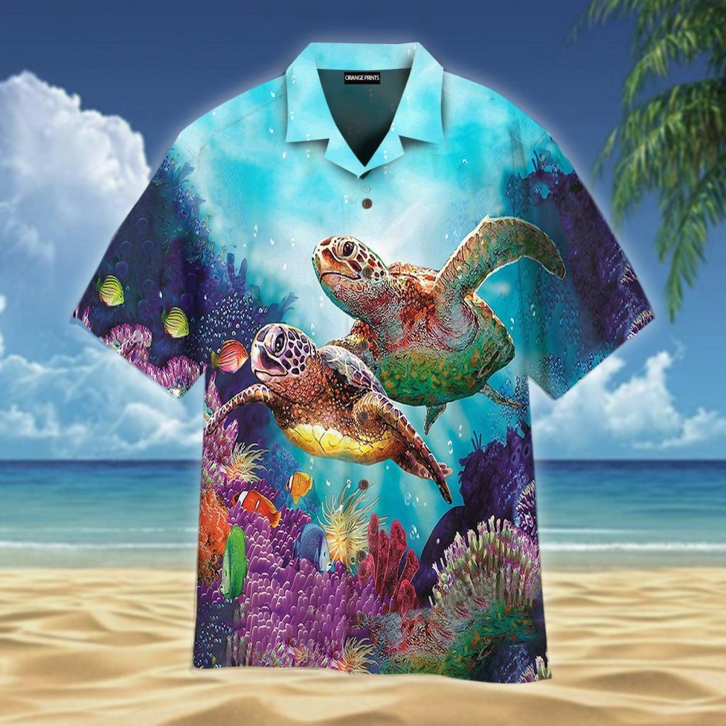 Turtle Hawaiian Shirt | For Men & Women | WT1076