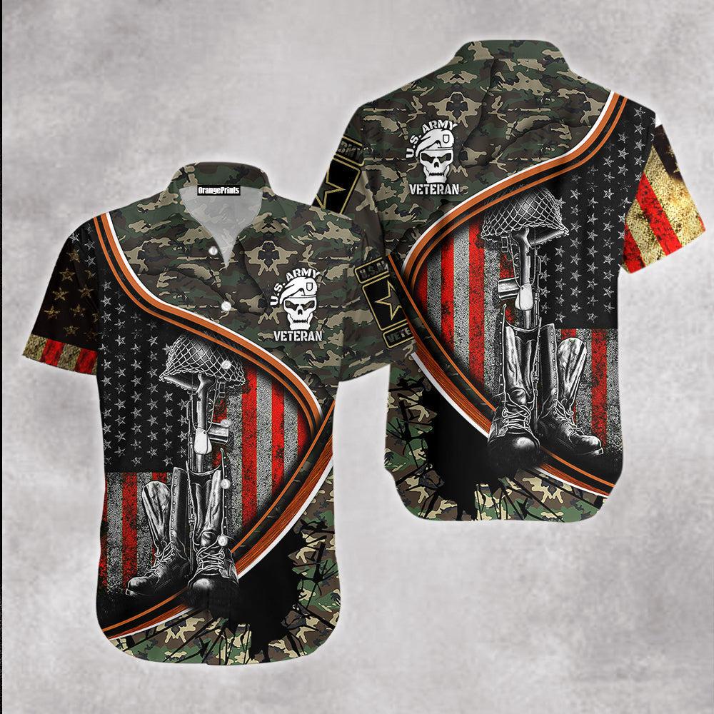 US Army Veteran Hawaiian Shirt | For Men &amp; Women | WT5479