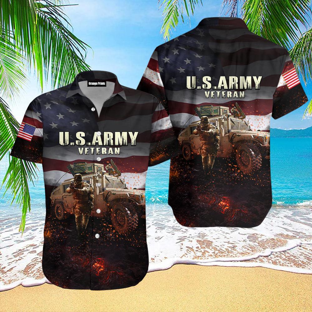 US Army Veteran Hawaiian Shirt | For Men & Women | WT5498
