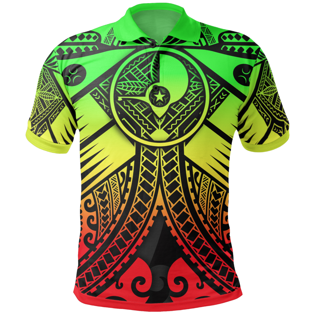Yap Reggage Seal With Polynesian Tattoo Polo Shirt | For Men & Women | PO1265